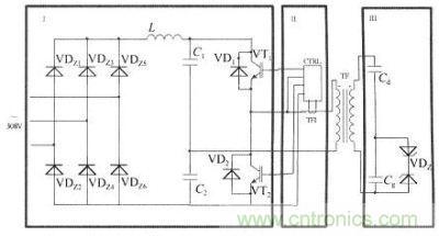 適用介質阻擋等離子體串聯(lián)諧振式電源的主回路