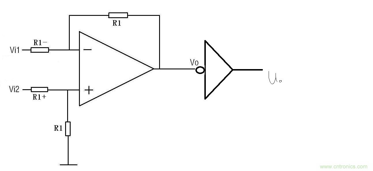 差動(dòng)放大電路，差動(dòng)放大電路圖