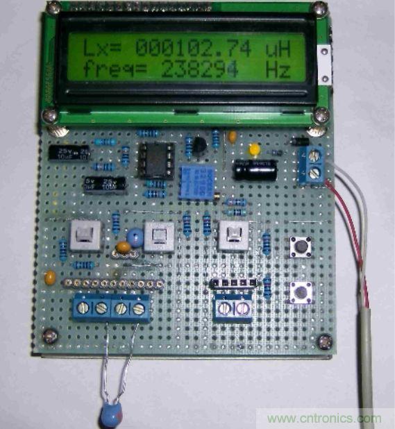 DIY集電容、電感和頻率為一體的測(cè)量?jī)x器