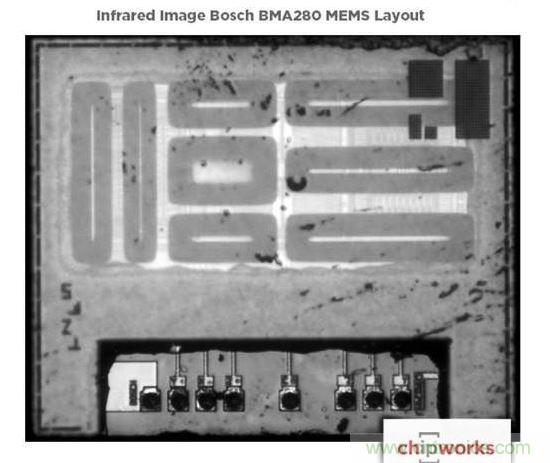 Bosch的BMA280組件紅外線(xiàn)影像