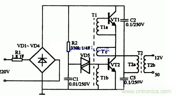 電子變壓器電路圖