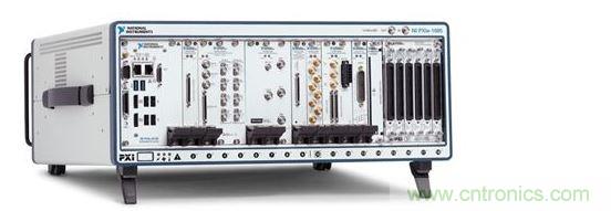 NI PXI Express機(jī)箱包含射頻分析儀和發(fā)生器、矢量網(wǎng)絡(luò)分析儀、開關(guān)、電源和嵌入式計(jì)算機(jī)