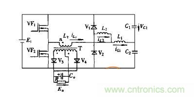 串聯(lián)共振型DC-DC變換器主電路