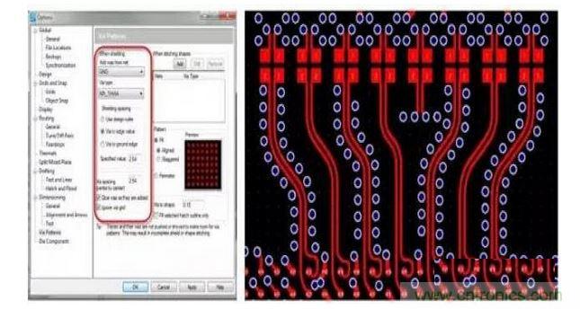 PCB 設(shè)計(jì)工具如果能夠控制共面波導(dǎo)和波導(dǎo)過(guò)孔的創(chuàng)建，將有助于顯著減少設(shè)計(jì)錯(cuò)誤和縮短設(shè)計(jì)時(shí)間。