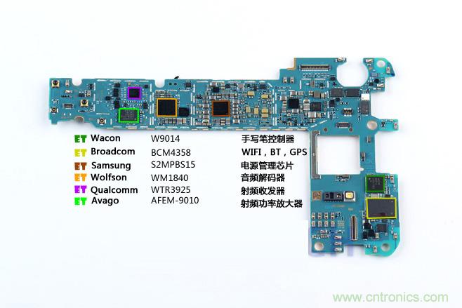 Galaxy Note5拆解，與S系列差距日漸模糊