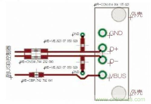 USB端口抗電磁干擾保護電路設(shè)計方案