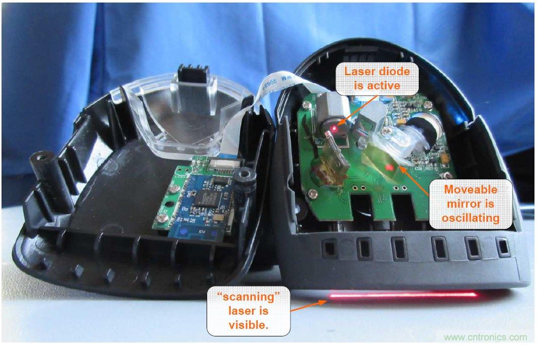 拆解45美元的藍(lán)牙無(wú)線(xiàn)條碼掃描槍?zhuān)l(fā)現(xiàn)里面鏡中有鏡
