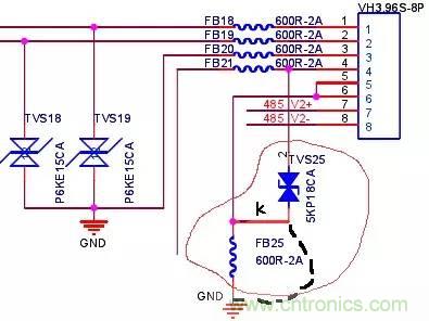 TVS-壓敏電阻 等保護(hù)類器件的布局問(wèn)題