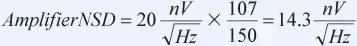 信號鏈中放大器噪聲對總噪聲有多少貢獻？