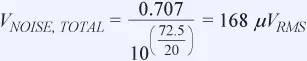 信號鏈中放大器噪聲對總噪聲有多少貢獻？
