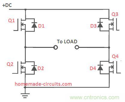 使用MOSFET內(nèi)的二極管為逆變器中的電池充電