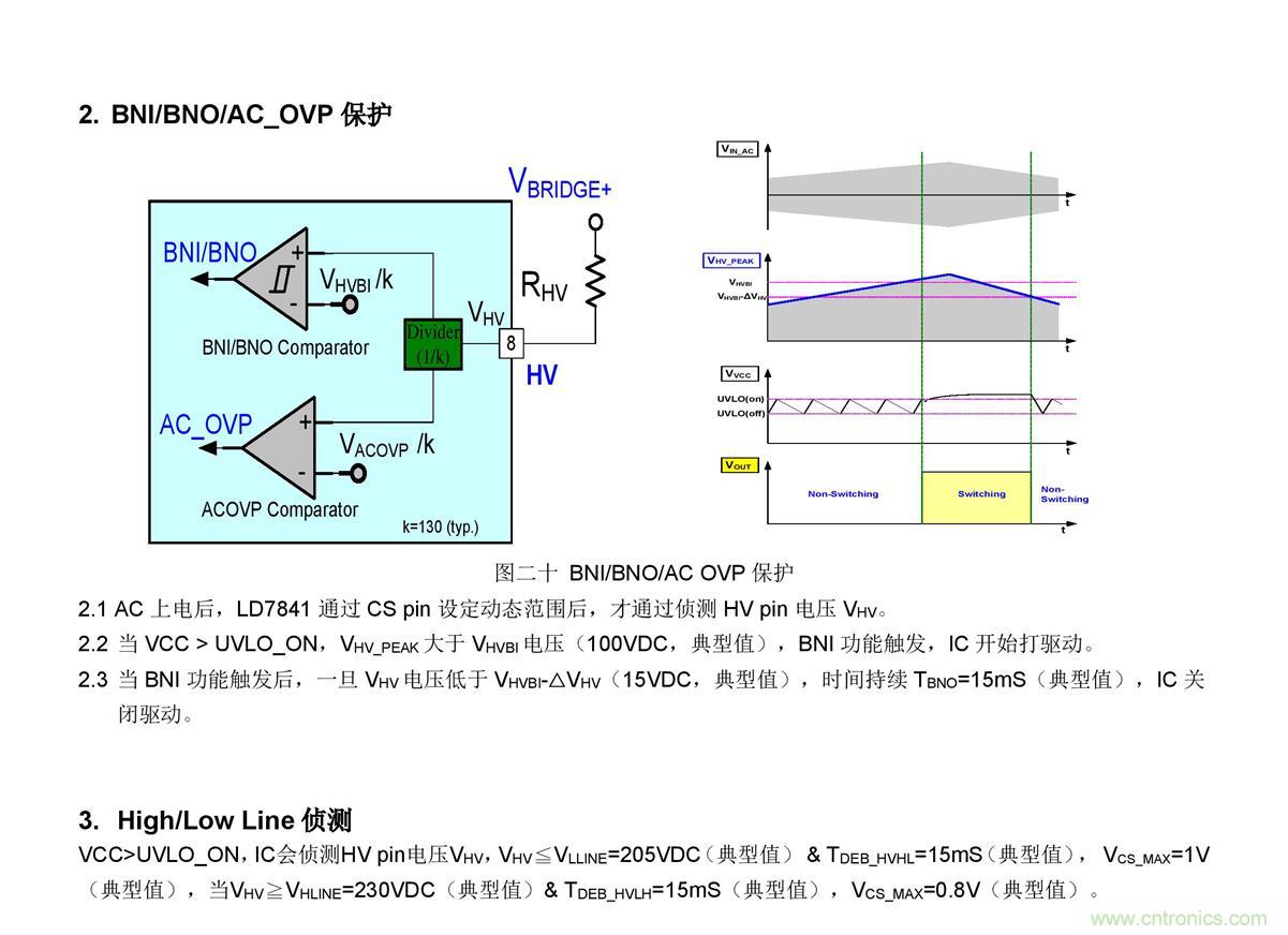 LD7841 PSR CV方案的照明作用