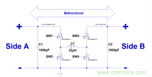 如何用碳化硅MOSFET設(shè)計雙向降壓-升壓轉(zhuǎn)換器？