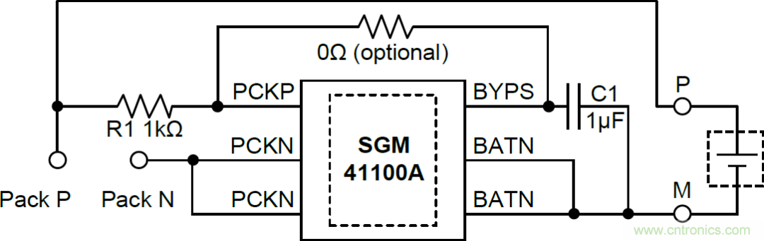 小封裝、微功耗小微電池保護(hù)器SGM41100A