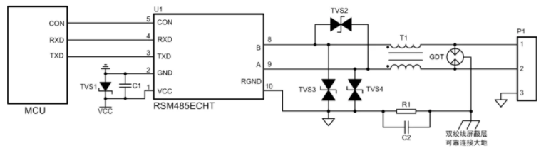 新能源領(lǐng)域中的多節(jié)點RS-485總線保護(hù)電路應(yīng)用