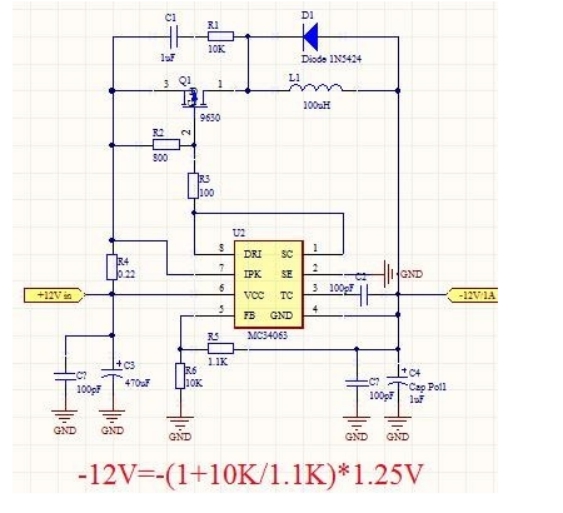 如何從正電壓電源獲得負電壓，正電壓轉(zhuǎn)負電壓的方法圖解