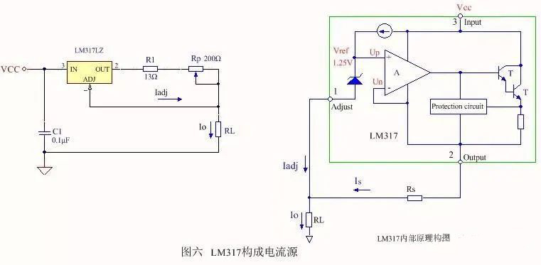 由運放和電壓調(diào)節(jié)器構(gòu)成的恒流源電路